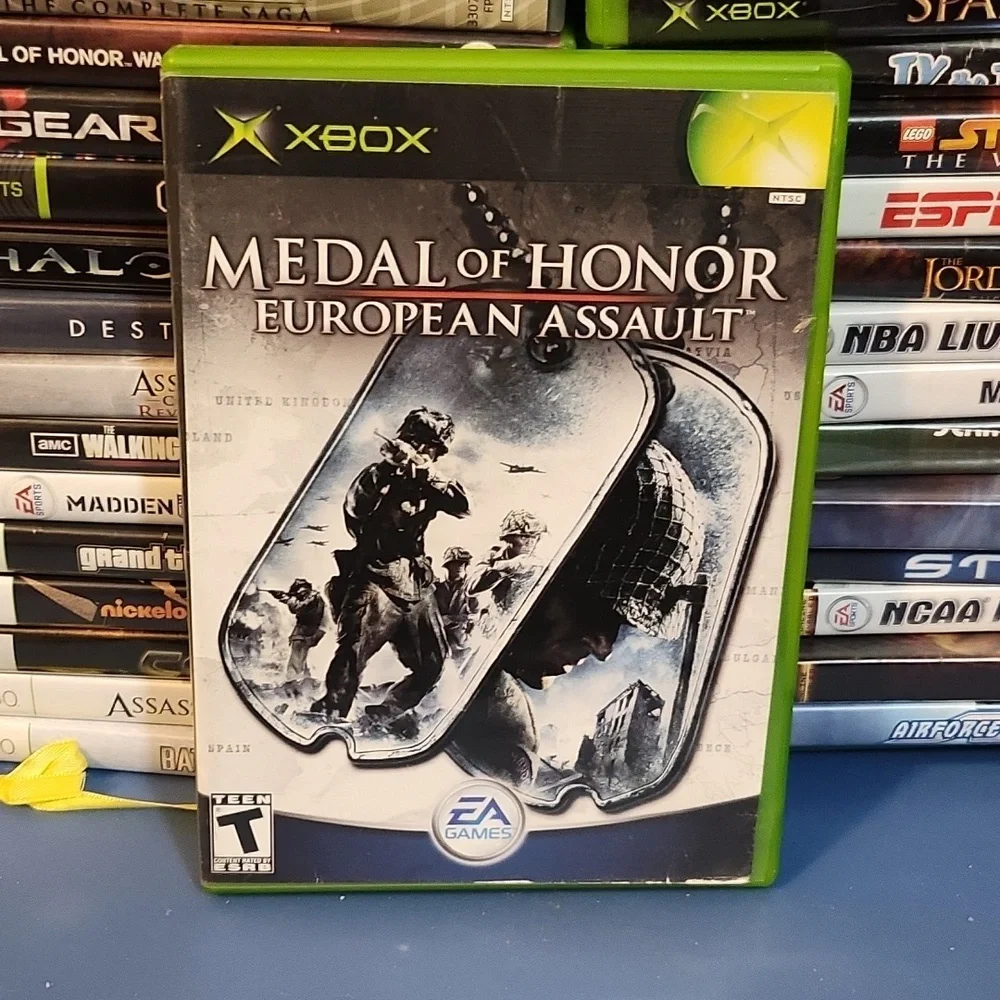 Original Xbox Medal Of Honor European Assult Pre Owned, Good Condition, Tested